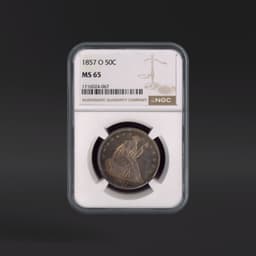 1857-O 50 Cents NGC MS65