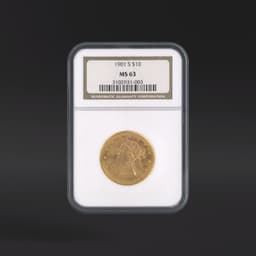 1901-S $10 Gold NGC MS63