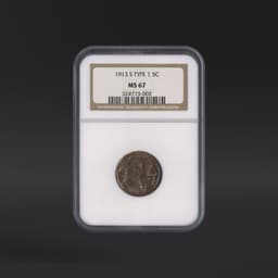 1913-S 5 Cents Buffalo, Type 1 NGC MS67