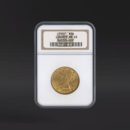 1907 $10 Gold Liberty NGC MS63