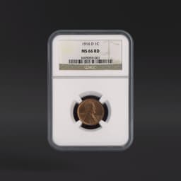 1916-D One Cent NGC MS66RD