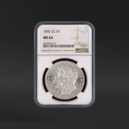 1892-CC One Dollar NGC MS64