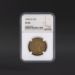 1878-CC $10 Gold NGC XF40