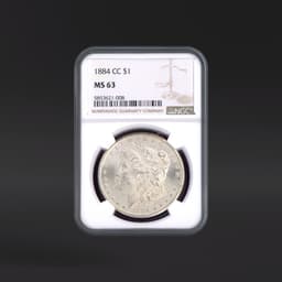 1884-CC One Dollar NGC MS63