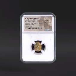 c.5th Century BC ACHAEMENID EMPIRE AV Daric rv incuse punch NGC F