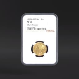 1858 G.BRITAIN 1SOV Douro Treasure NGC AU55
