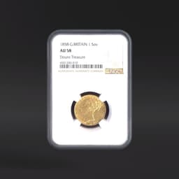 1858 G.BRITAIN 1SOV Douro Treasure NGC AU58