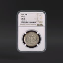 1946 Half dollar Iowa NGC MS68