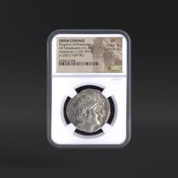 Kingdom of Characene GREEK COINAGE AR Tetradrachm yr.203 (110/9 BC) NGC VF