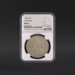 1900 Silver dollar Lafayette NGC MS65