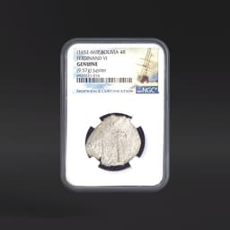 (1652-66)P BOLIVIA 4R FERDINAND VI (9.57g) Jupiter NGC GENUINE