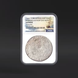 (1665-79)SP. NETHERLAND 1DUC BRABANT/ANTWERP DAV-4475 Hollandia NGC GENUINE