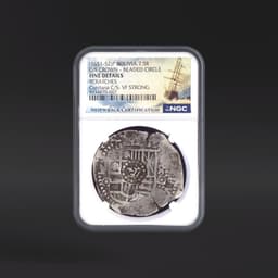 (1651-52)P BOLIVIA 7.5R C/S CROWN - BEADED CIRCLE Capitana C/S: VF STRONG NGC FINEDETAILS