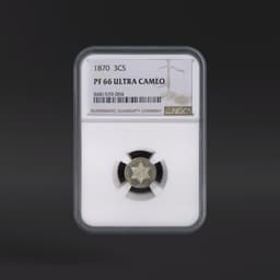 1870 3-Cent Silver NGC PF66ULTRACAMEO