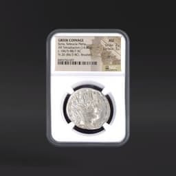 Syria, Seleucia Pieria GREEK COINAGE AR Tetradrachm Yr.26 (84/3 BC). Brushed. NGC AU