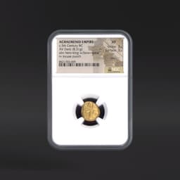 c.5th Century BC ACHAEMENID EMPIRE AV Daric rv incuse punch NGC XF