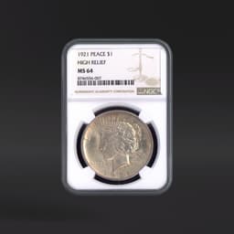 1921 One Dollar Peace NGC MS64