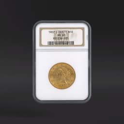 1907 $10 Gold Liberty NGC MS63