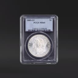 1885-CC One Dollar PCGS MS65