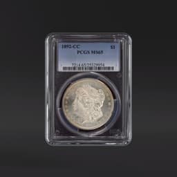 1892-CC One Dollar PCGS MS65