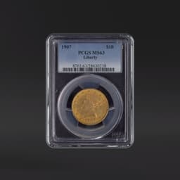 1907 $10 Gold Liberty PCGS MS63