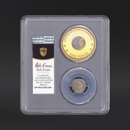 1823/2 10C Small Es S.S. Central America #2 (with Pinch) PCGS FR02
