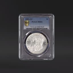 1882-CC One Dollar PCGS MS66
