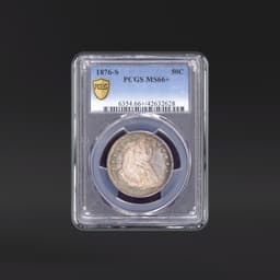 1876-S 50 Cents PCGS MS66+