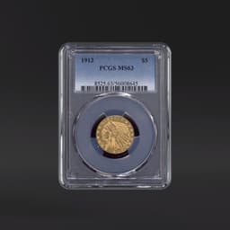 1913 $5 Gold PCGS MS63