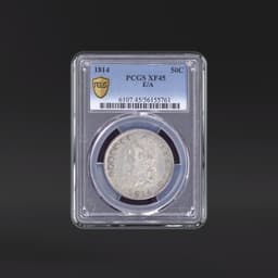 1814 50 Cents E/A in STATES PCGS XF45