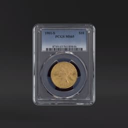 1901-S $10 Gold PCGS MS65