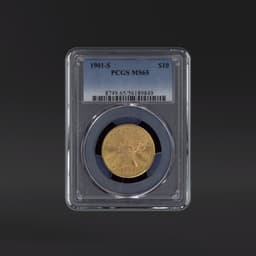 1901-S $10 Gold PCGS MS65