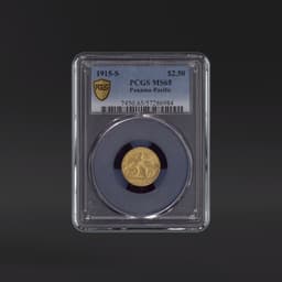 1915-S Gold $2.50 Panama-Pacific Expo PCGS MS65