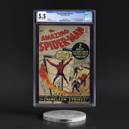 Amazing Spider-Man #1 CGC 5.5 Off-white to White Pages (Marvel Comics, 3/63) - Universal