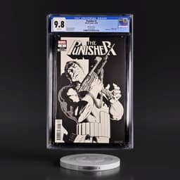 Punisher #1 CGC 9.8 White Pages (Marvel Comics, 10/18) - Universal Zeck Sketch Cover