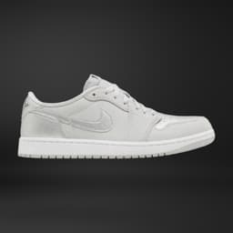 Jordan 1 Retro Low OG CO.JP Metallic Silver (Briefcase Special Box) - Size 8.5