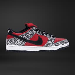 Nike SB Dunk Low Supreme Red Cement (2012) - Size 9