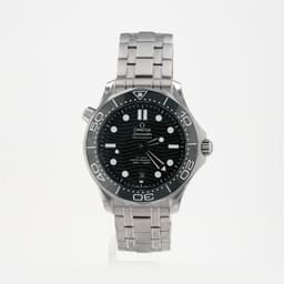Omega Seamaster Diver 300M Master Co-Axial 42 Stainless Steel Green Dial