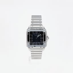 Cartier Santos Blue Dial Medium