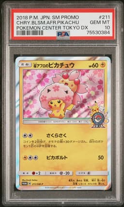 Cherry Blossom Afro Pikachu
