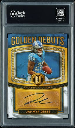 2023 Panini Gold Standard Golden Debuts Jahmyr Gibbs #GD-6 Autograph /49
