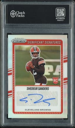2025 Panini Prizm Significant Signatures Shedeur Sanders #SSI-SSS Holo Prizm
