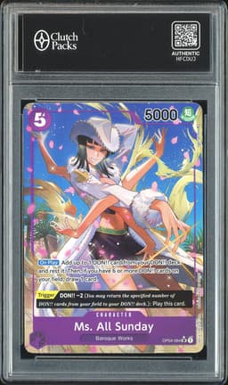 One Piece Ms. All Sunday #OP04-064 Kingdoms of Intrigue Alternate Art