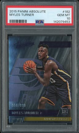 2015 Panini Absolute Myles Turner #182 /999 PSA 10