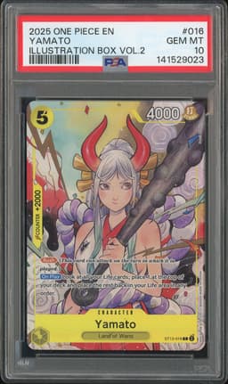 One Piece Yamato #ST13-016 Ultra Deck: The Three Brothers PSA 10