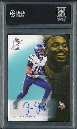 2025 Topps Signature Class Justin Jefferson #36 Autograph Teal /225