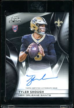 2025 Topps Chrome Black Rookie Autographs Tyler Shough #RAU-TS Autograph