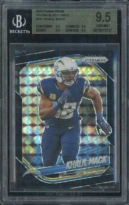 2025 Panini Prizm Prizms Black Finite Khalil Mack #161 BGS 9.5