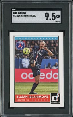 2015 Donruss Zlatan Ibrahimović #52 SGC 9.5