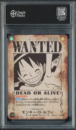 One Piece Monkey D. Luffy Wanted #OP13-118 Carrying His Will SEC SP